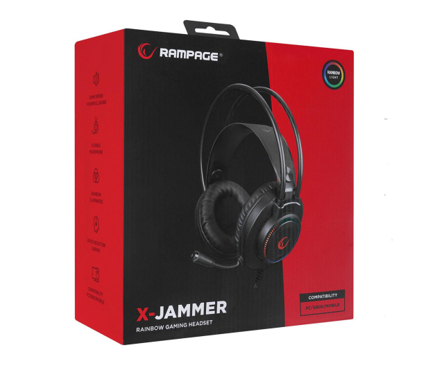 Rampage X-JAMMER 7.1 czarne - 1351968 - zdjęcie 6